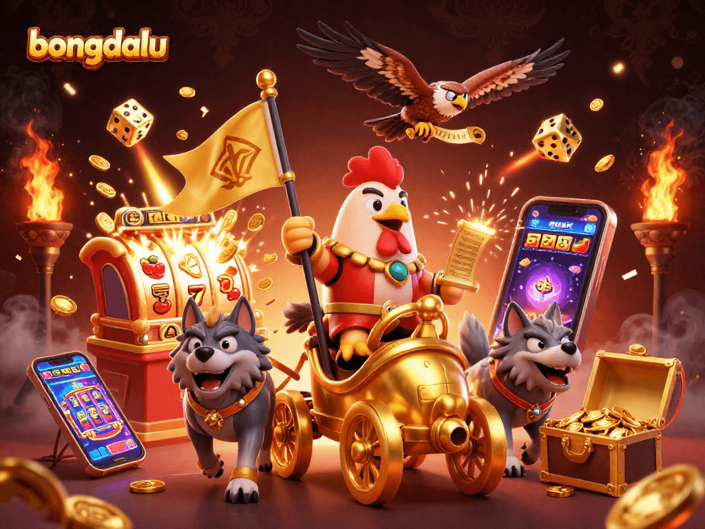 Engage in epic gambling adventures with Bongdalu, experiencing thrilling jackpot moments and lively casino vibes.